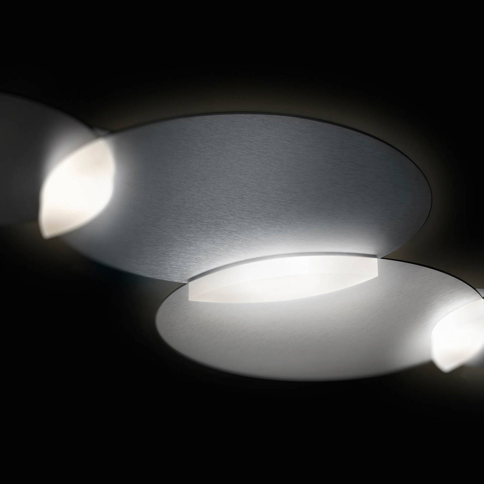 GROSSMANN Circ plafonnier LED, graphite-argent 3l
