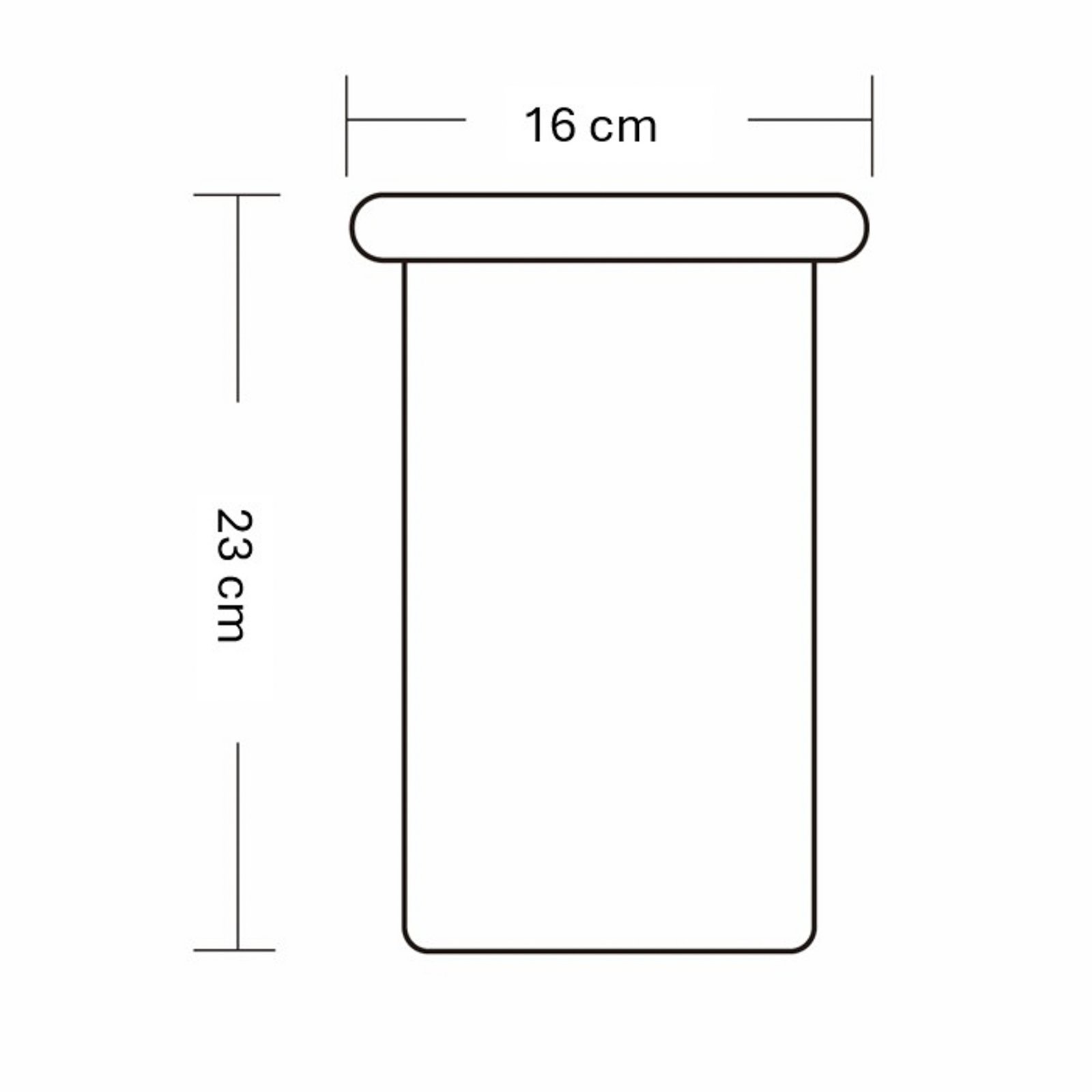 HDBuck Vase, green, height 23 cm, glass - House Doctor