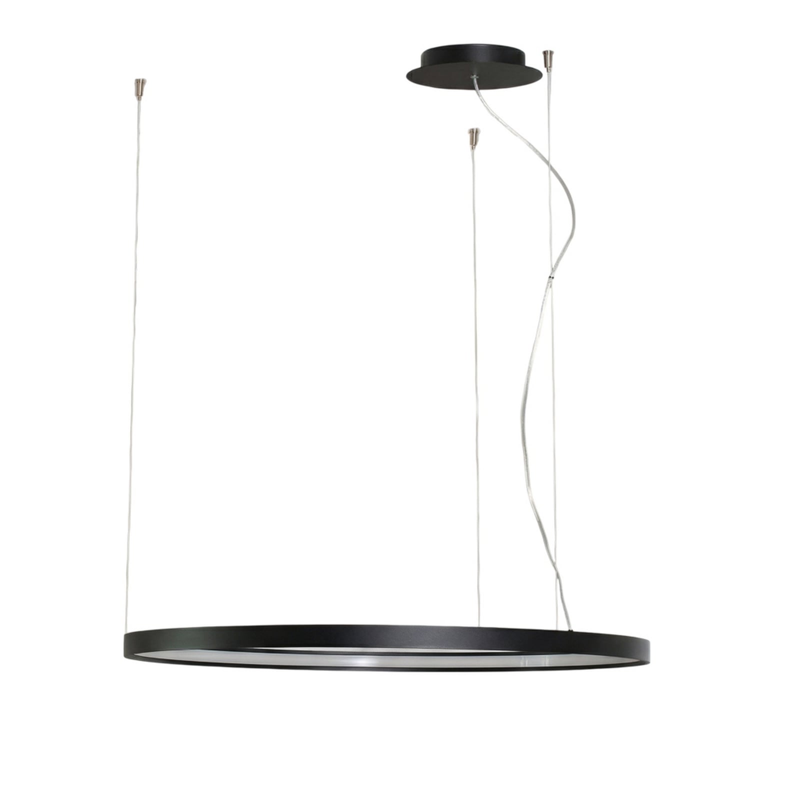 Suspension LED Rio 110 horizontale 3 000 K noire