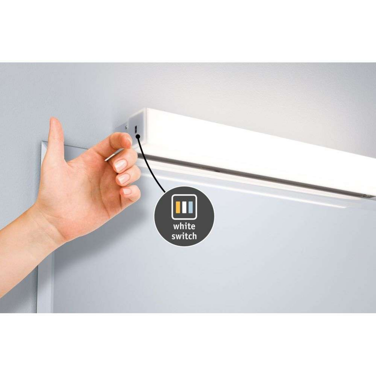 Luno LED Candeeiro de Parede 8W IP44 Alumínio - Paulmann