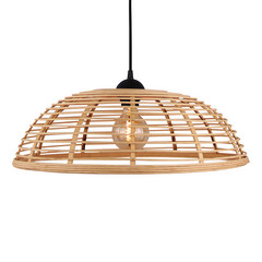 Lampada sospensione Crosstown bambù chiaro Ø 56 cm