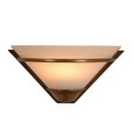 Menzel Anno 1900 wall uplighter with opal glass shade