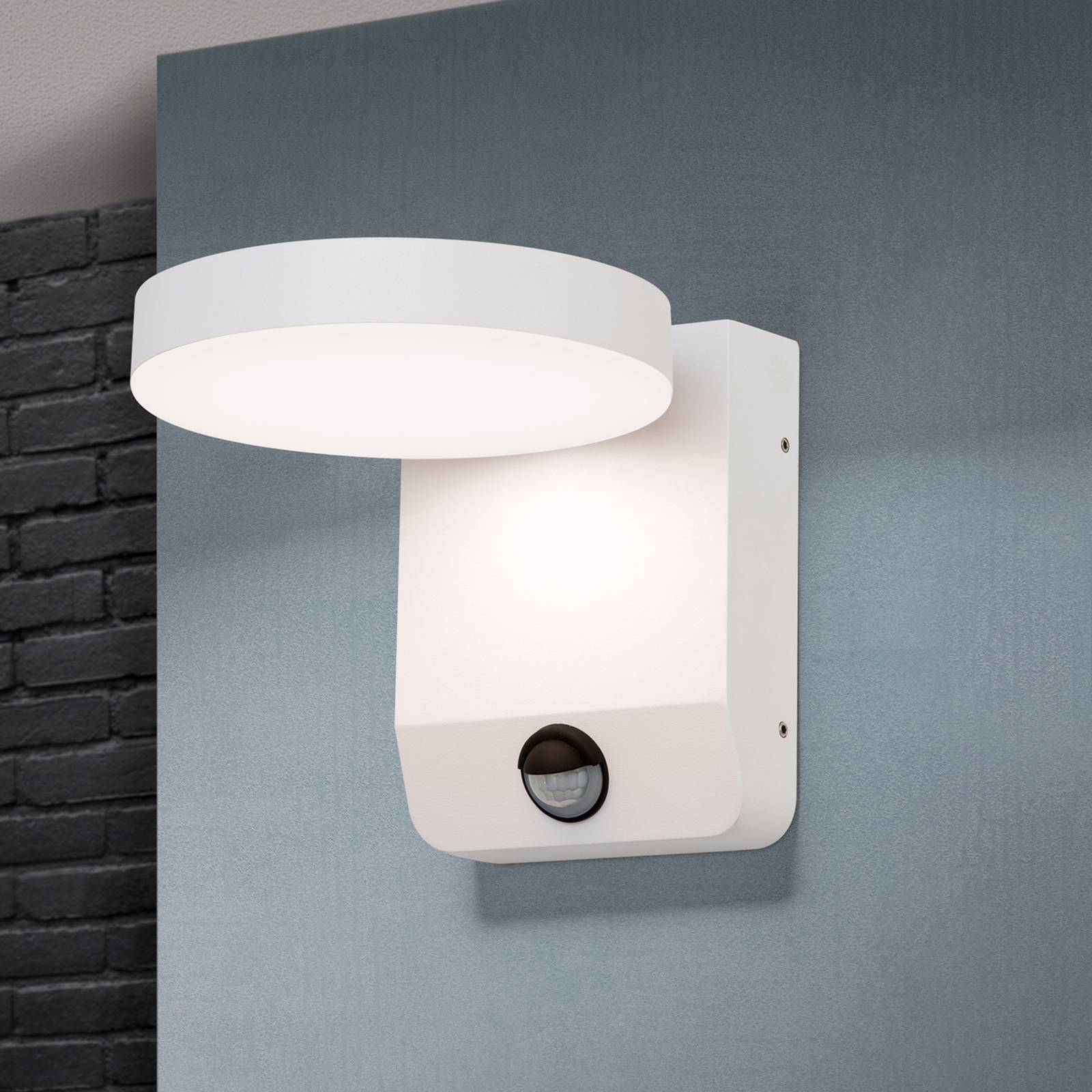 Orion Applique d’extérieur LED Hendryk capteur blanche