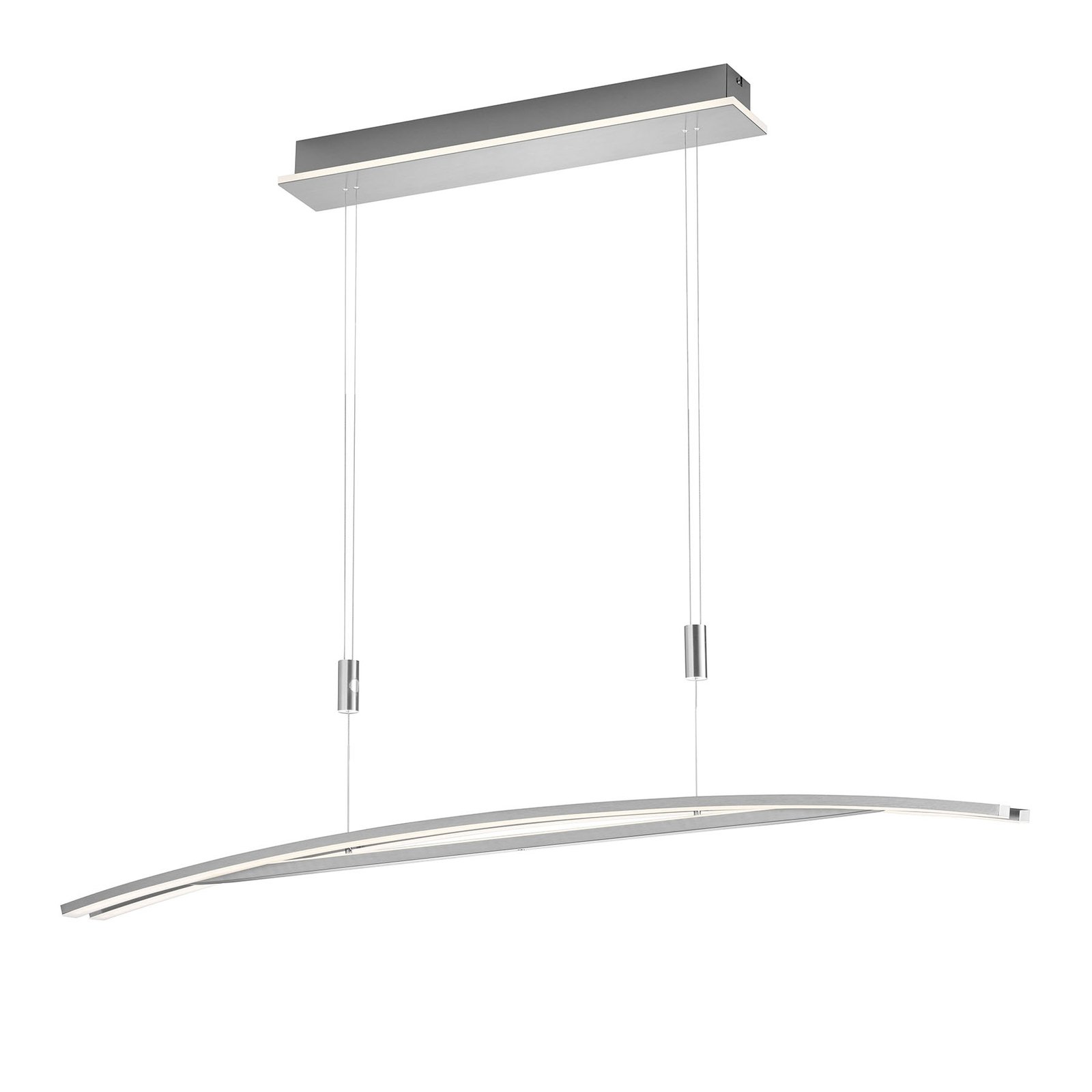 Suspension linéaire LED Sam, nickel