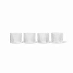 Ripple Low Glasses Set of 4 Clear - Ferm Living
