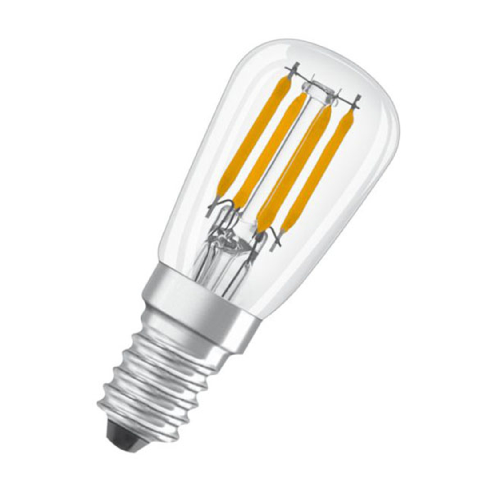 OSRAM LED-lampa E14 T26 2,8 W 2 700 K klar 2-pack