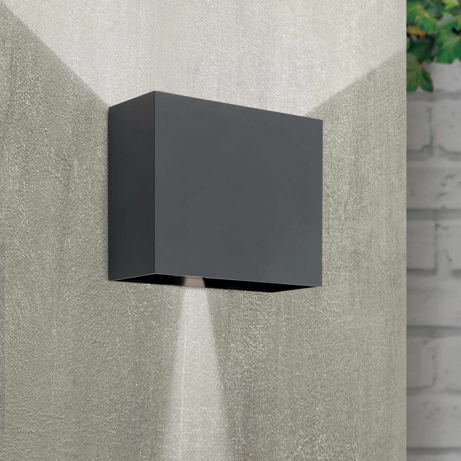 Akzent LED outdoor wall light, adjustable