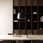 Norbi pendant light, black, Ø 40 cm