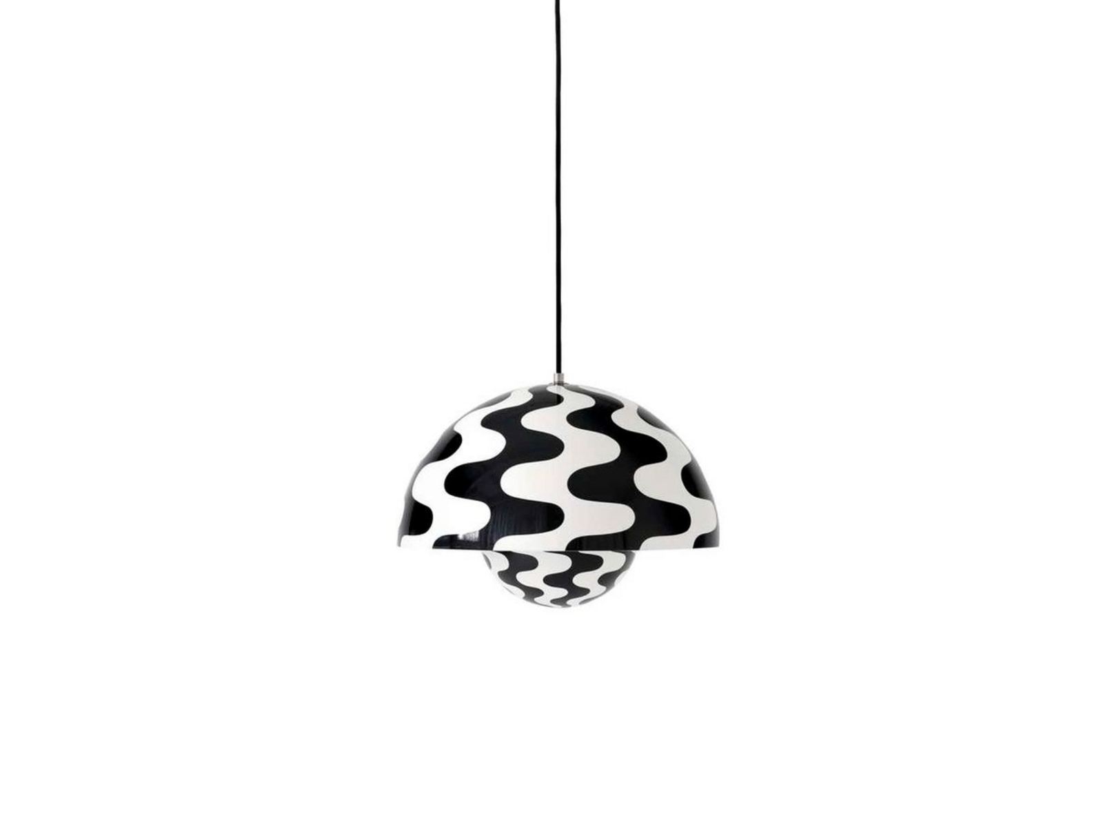 Flowerpot VP7 Taklampa Black/White - &Tradition