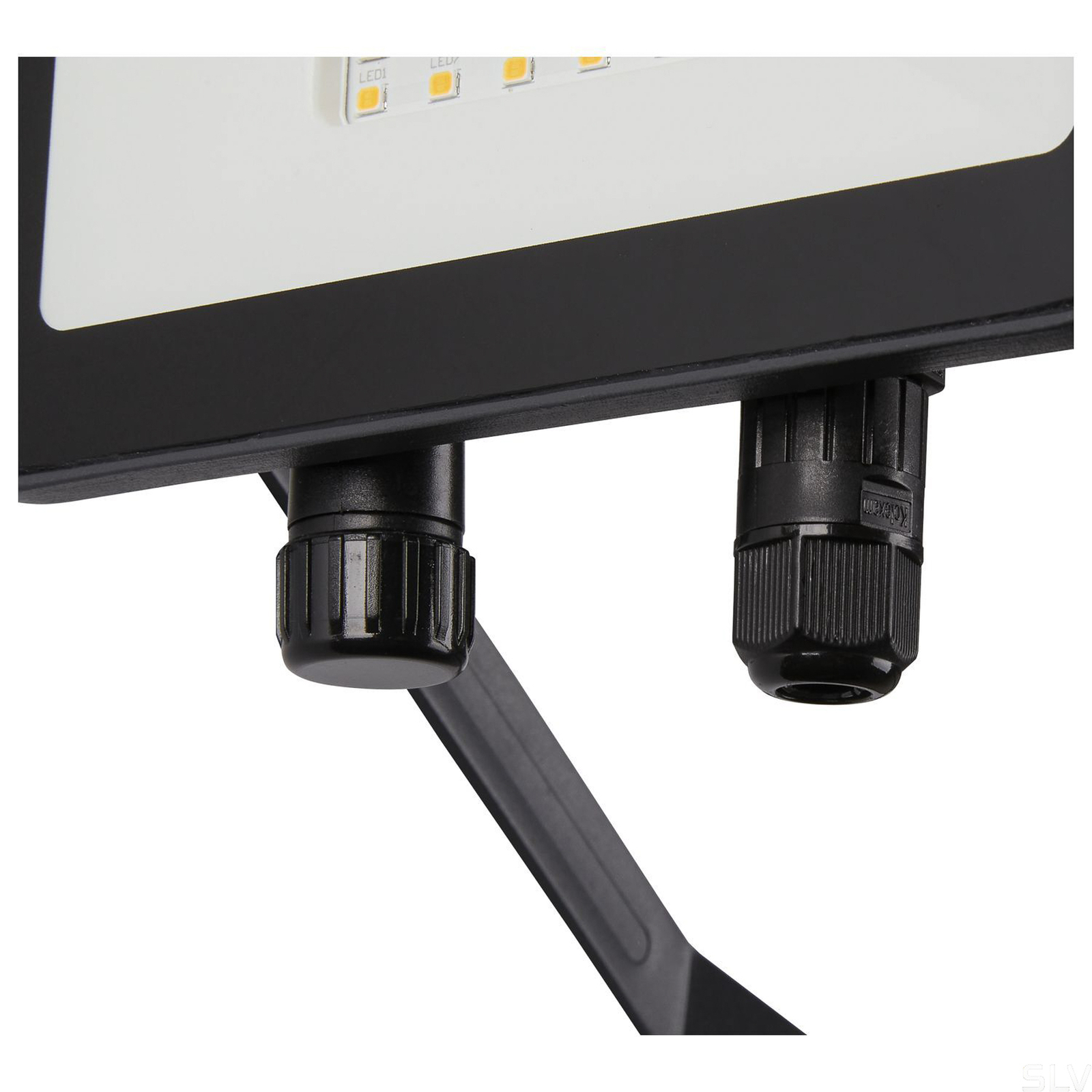 SLV Floodi utomhus LED-spot, IP65, bredd 16 cm