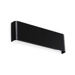 Ideal Lux LED стенна лампа Delta, черна, ширина 30 cm, нагоре/надолу