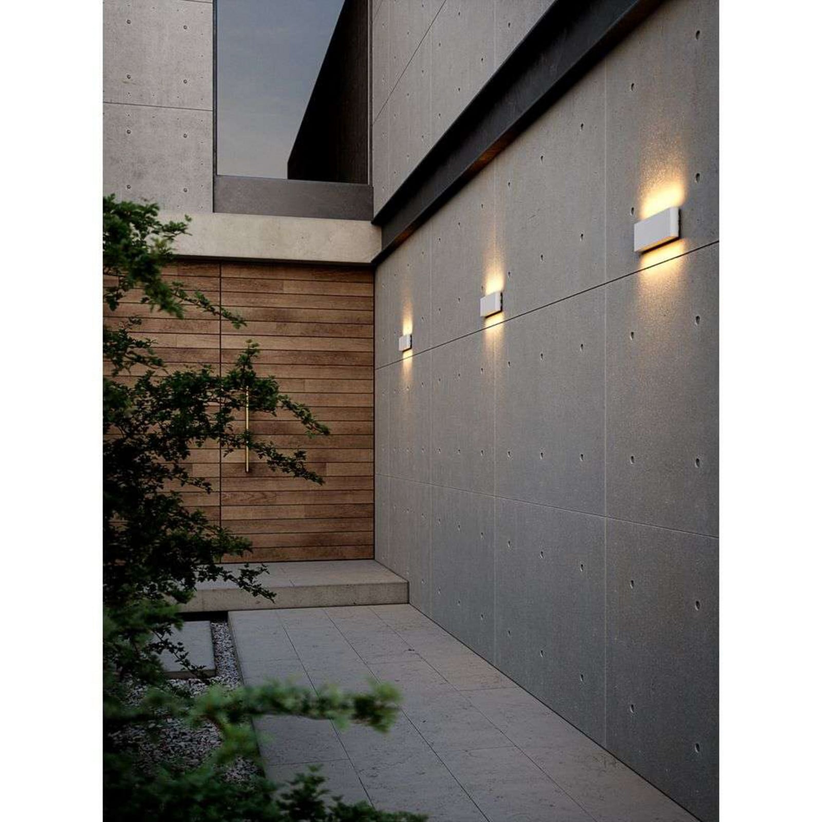 Kinver 26 LED V&auml;gglampa White Nordlux - Aluminium