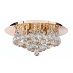 Hanna ceiling light with crystal balls, 35 cm gold