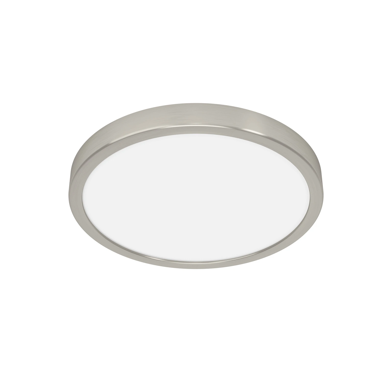 LED-panel for utenpåliggende montering Fueva 5 IP20 830 nikkel Ø28,5 cm