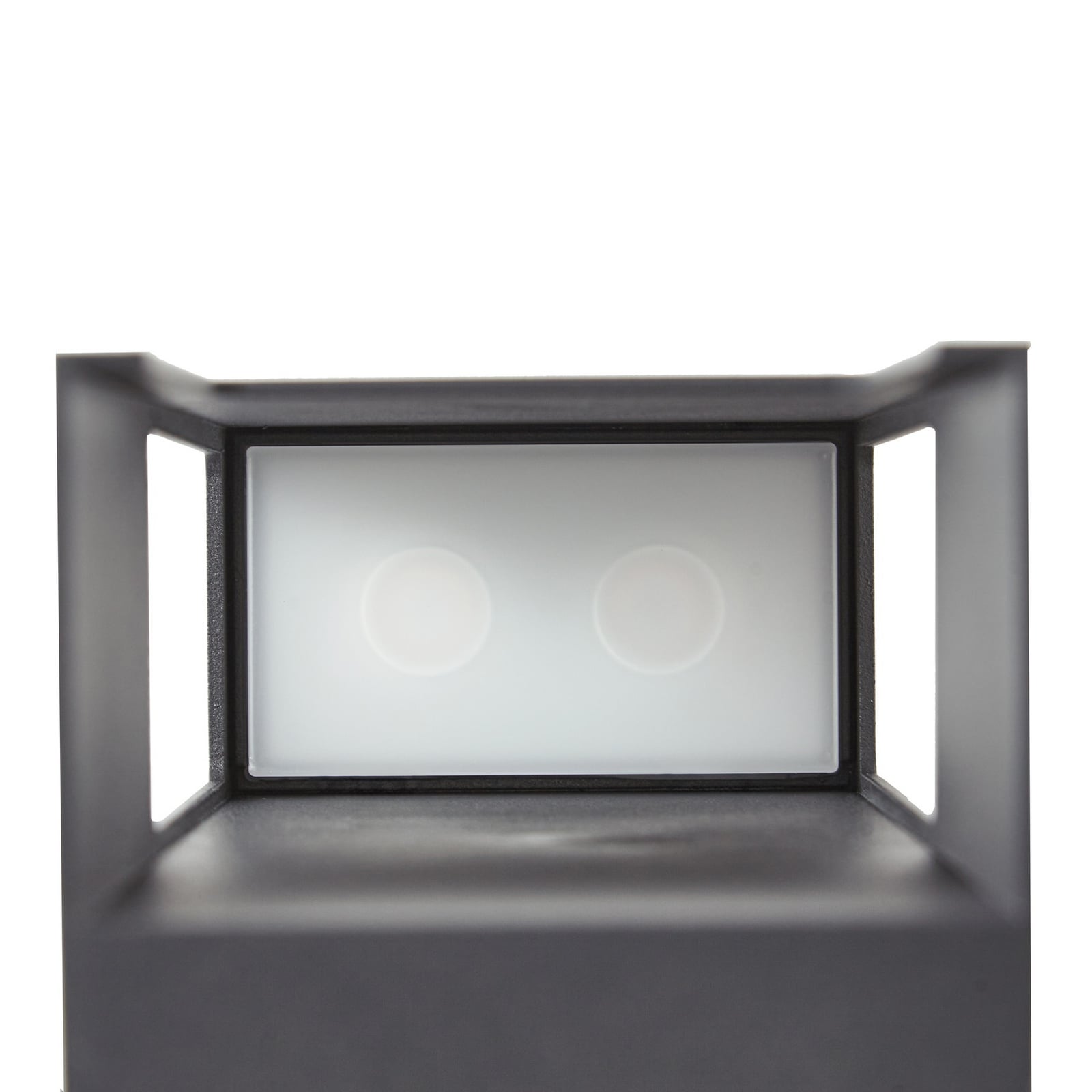 Lindby Enyra LED-ulkoseinävalaisin, musta, 27 cm, IP65