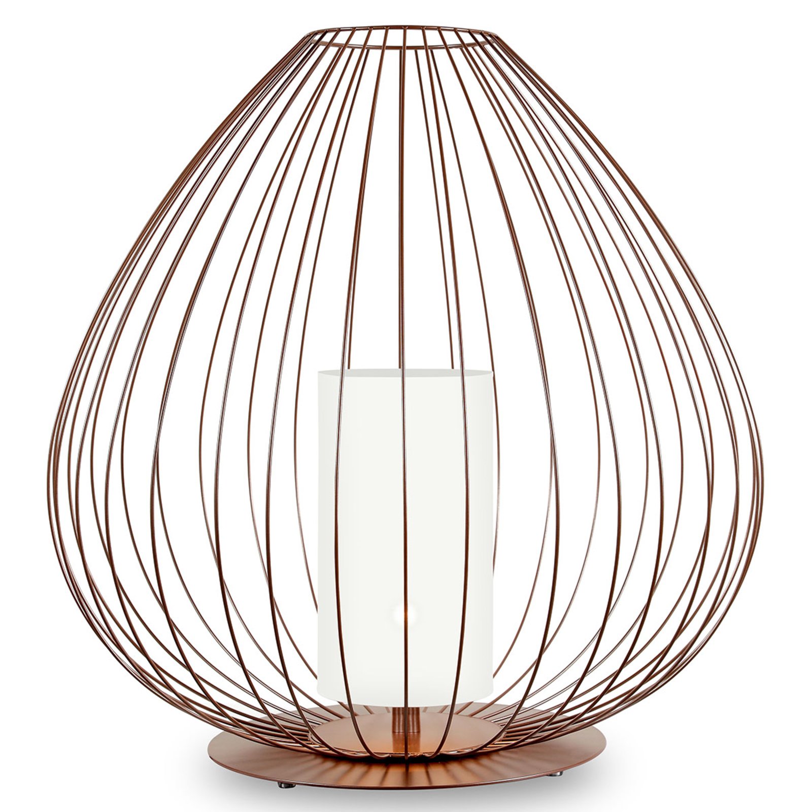 Karman Cell - lampe à poser cage, 62 cm, bronze