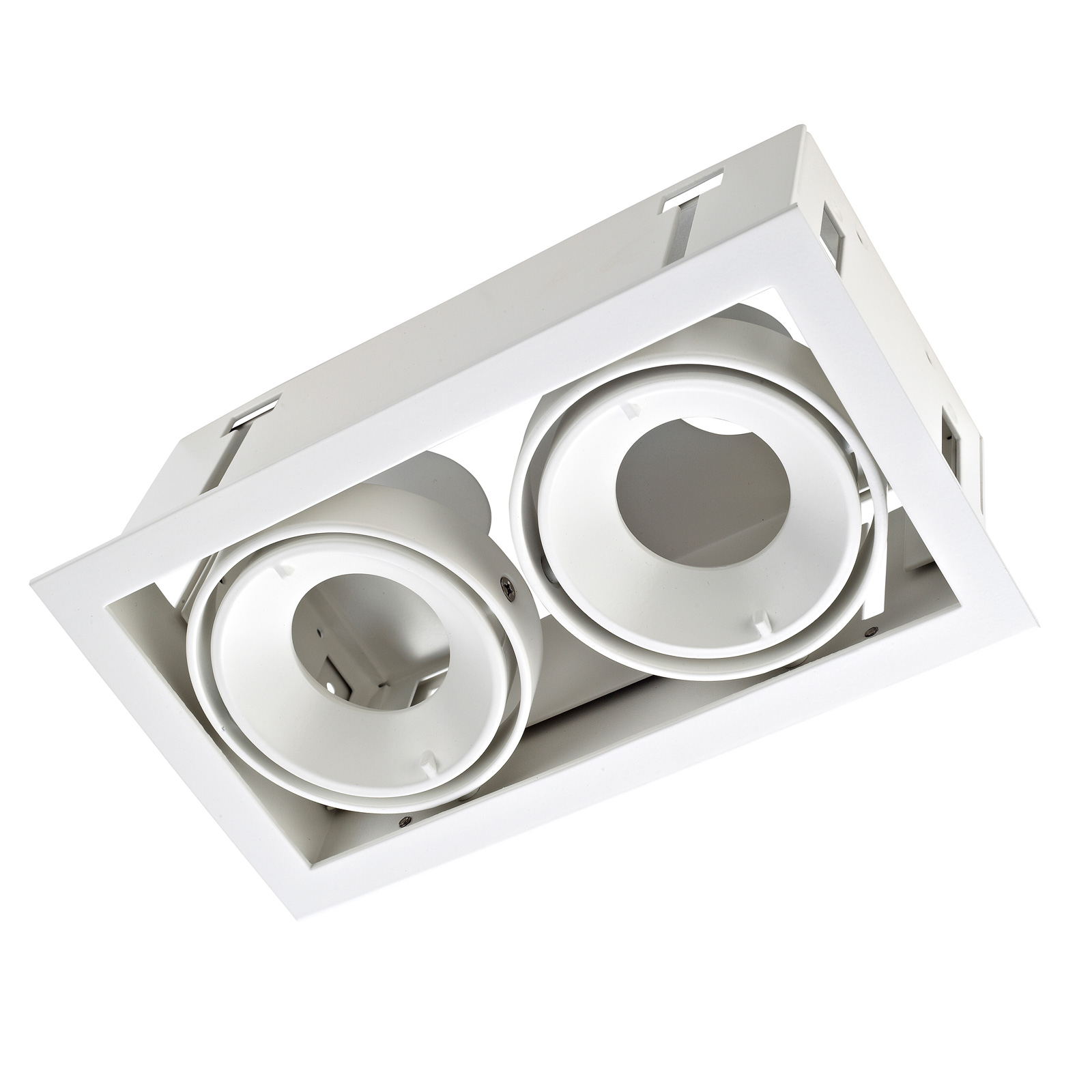 LEDS-C4 Multidir Evo S housing, white, steel, aluminium, L: 21.8 cm, W: 12 cm