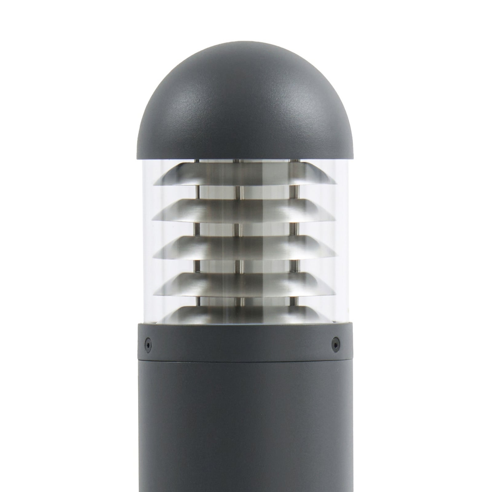 Skagena LED-gatelampe, høyde 90 cm, IP54, aluminium, antrasitt - Lucande