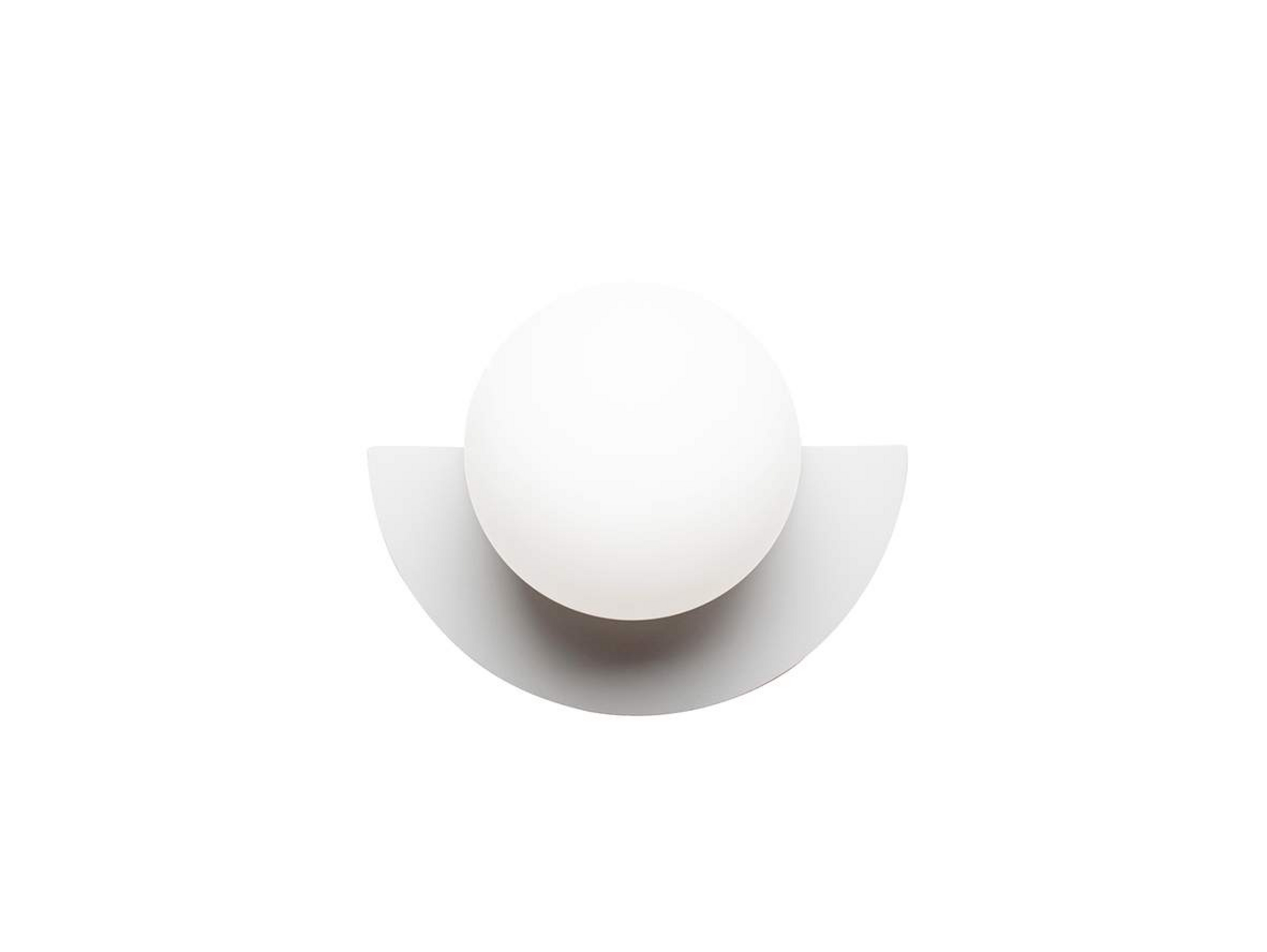 Candy Big Circle 180 L Candeeiro de parede, branco - Swedish Ninja