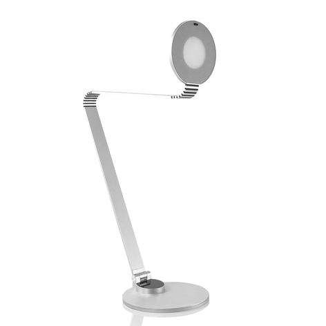TRAE Muse lampe de bureau LED, 4 000 K aluminium