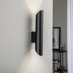 Eye Cut wall light, black