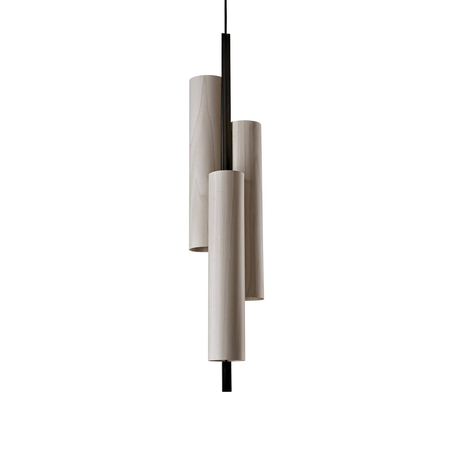 Image of LZF LAMPS LZF Black Note Triplet sospensione nero/grigio