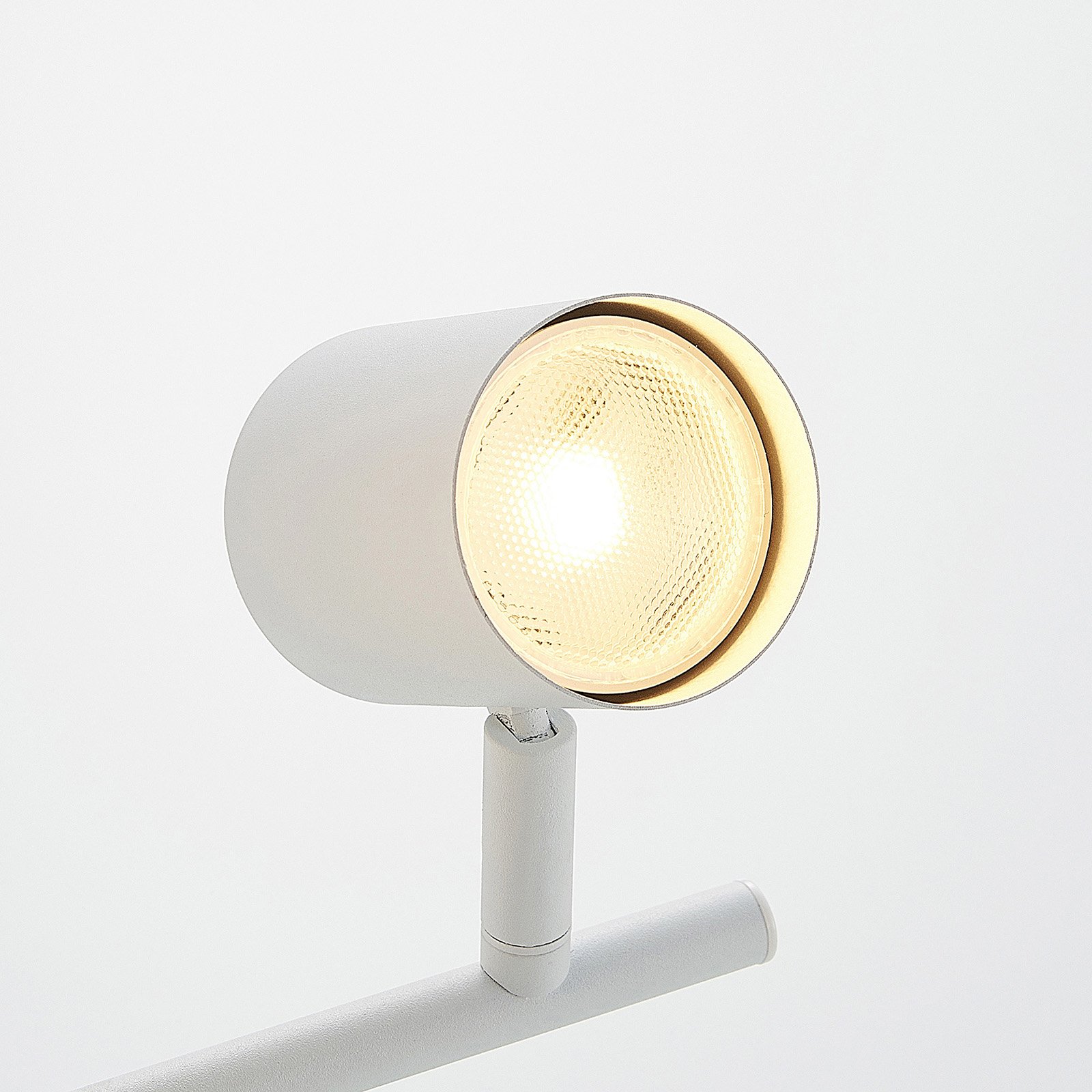 Lampa sufitowa Lindby Jorell, biały matowy, 2-punktowa, metalowa