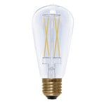 SEGULA-LED-lamppu Long Style E27 5W kirkas