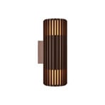 Aludra Double Kültéri Fali Lámpa Seaside Metallic Brown - Nordlux