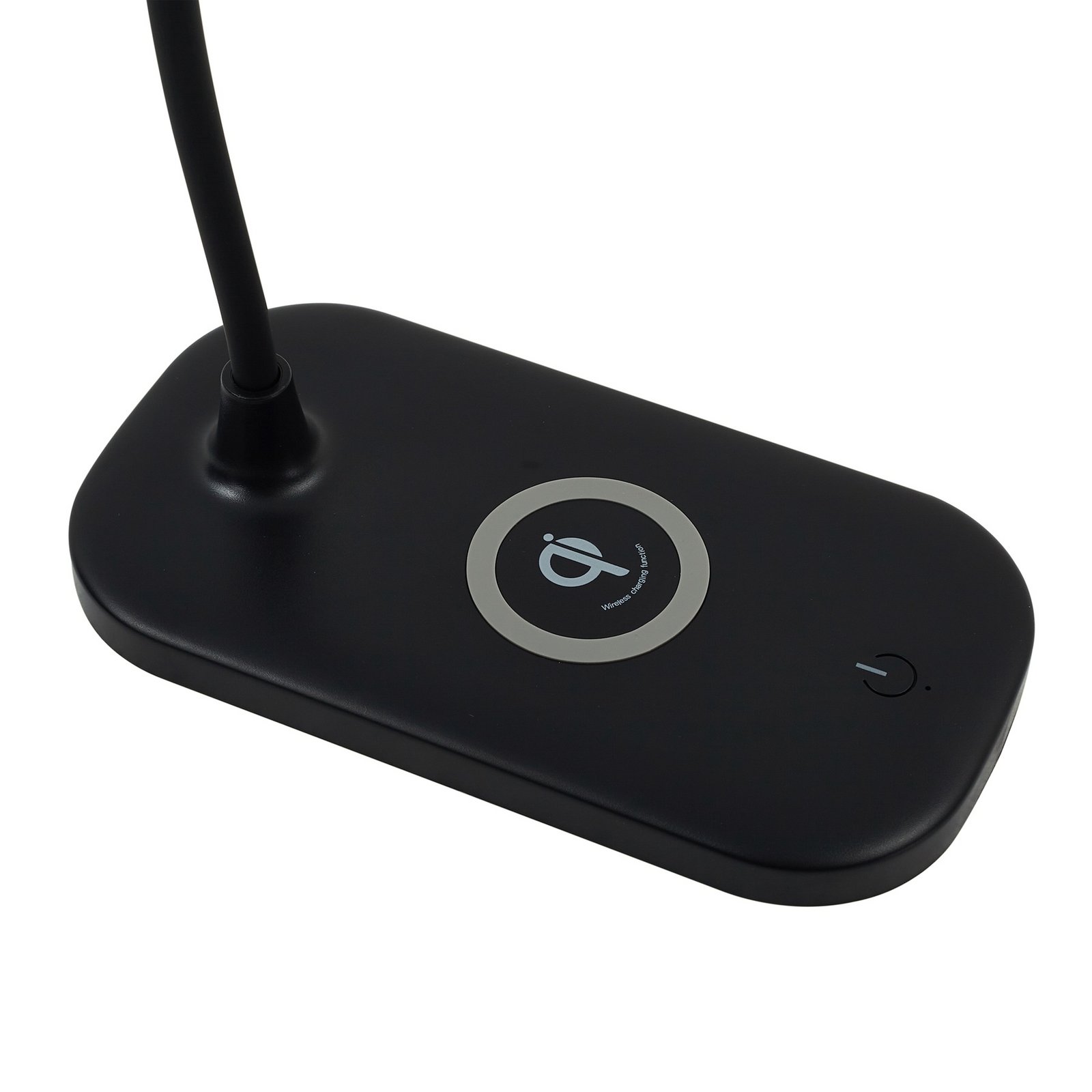 Siona LED Lampe de Table CCT Dim. w/Charger Noir - Lindby