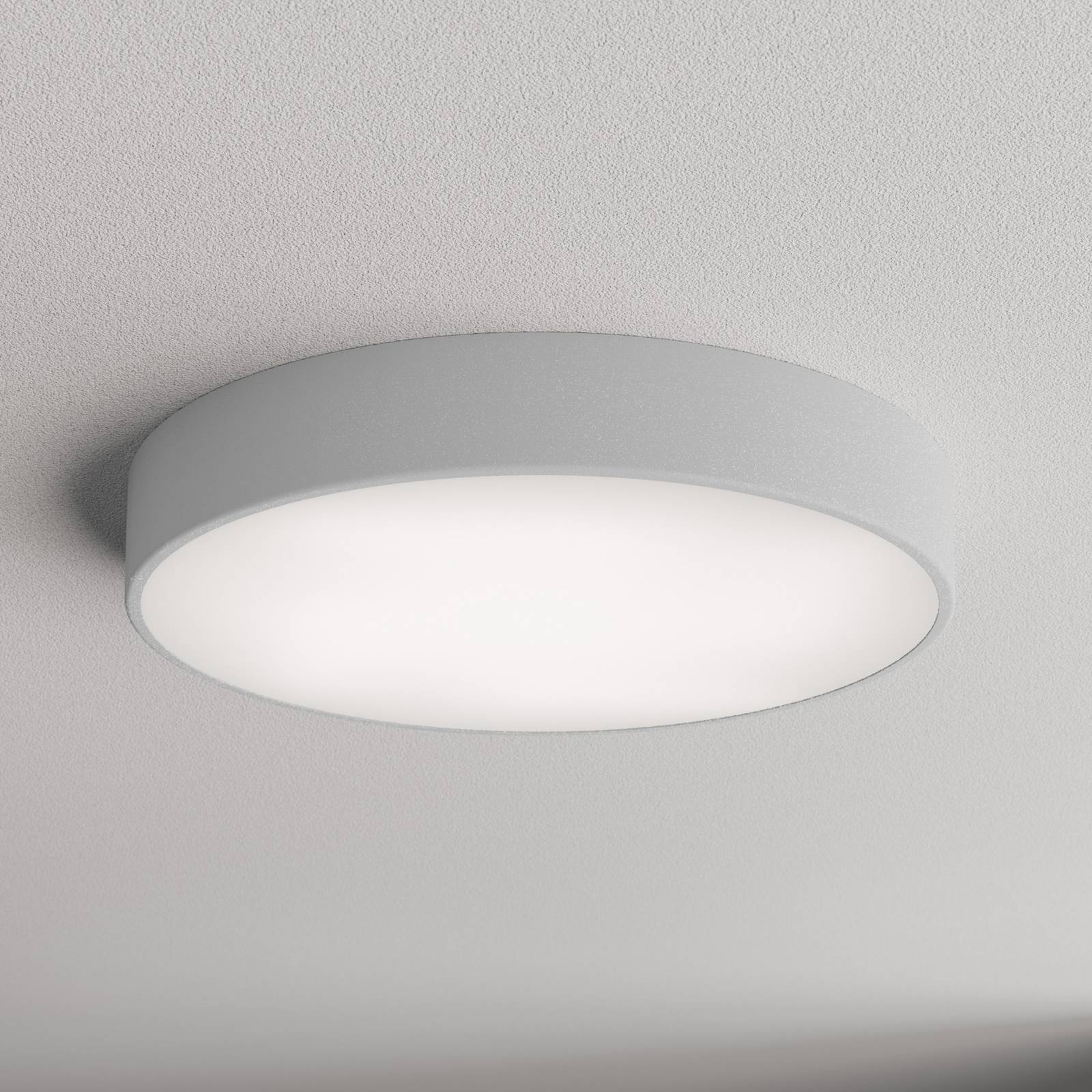 TEMAR LIGHTING Plafonnier Cleo 500, Ø 50 cm gris