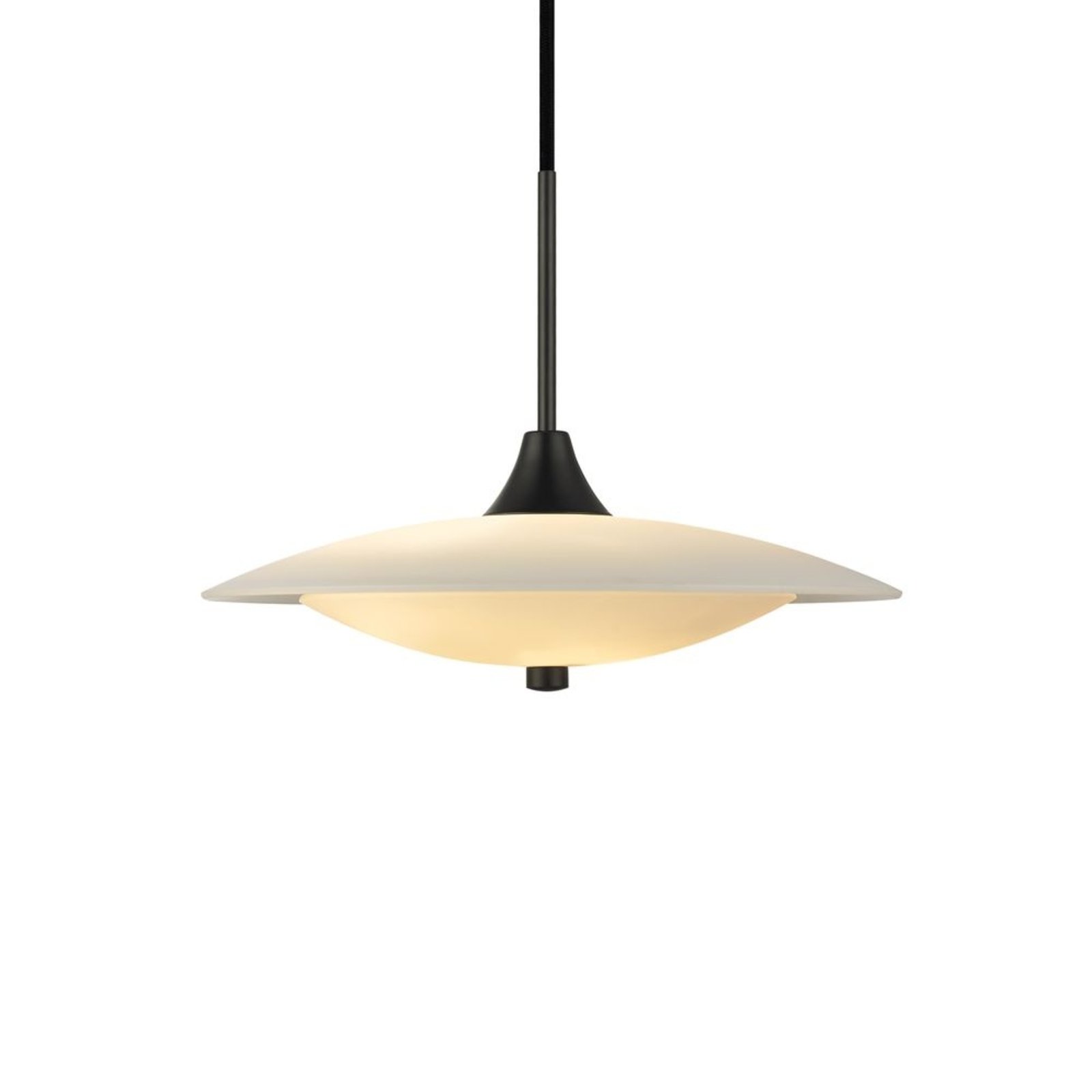 Baroni Závěsná Lampa Ø40 Black/Opal - Halo Design