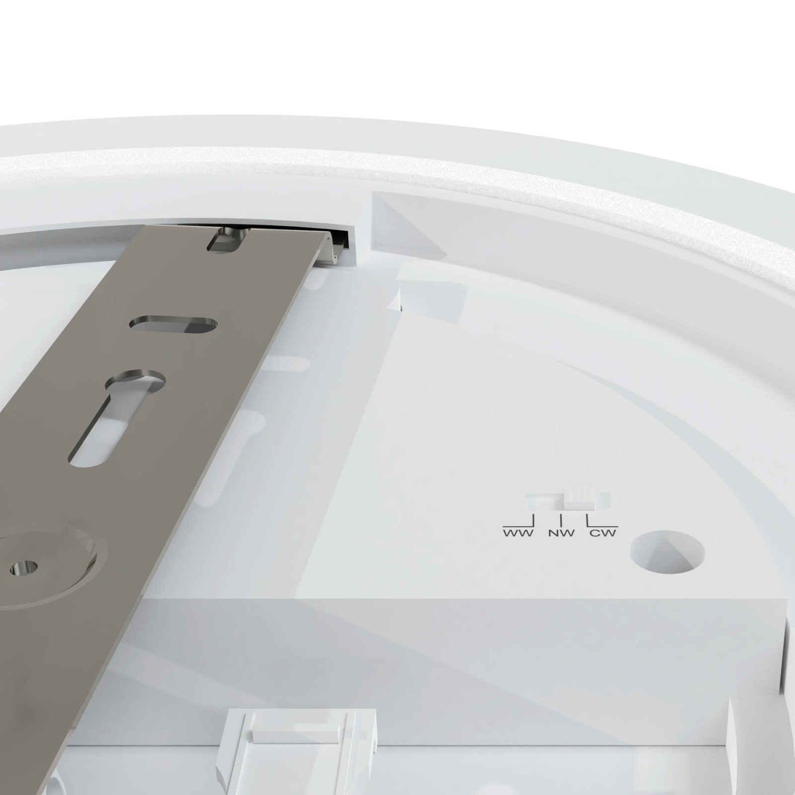 Sauro LED-kattovalaisin, Ø 30 cm, valkoinen