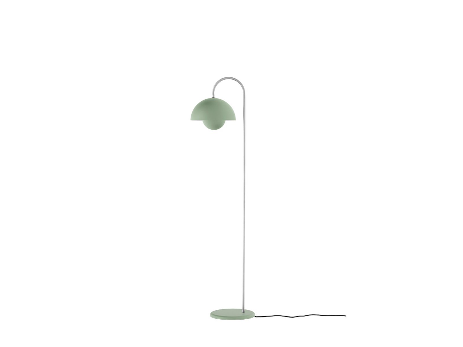 Flowerpot VP12 Stojaca Lampa Soft Green - &Tradition