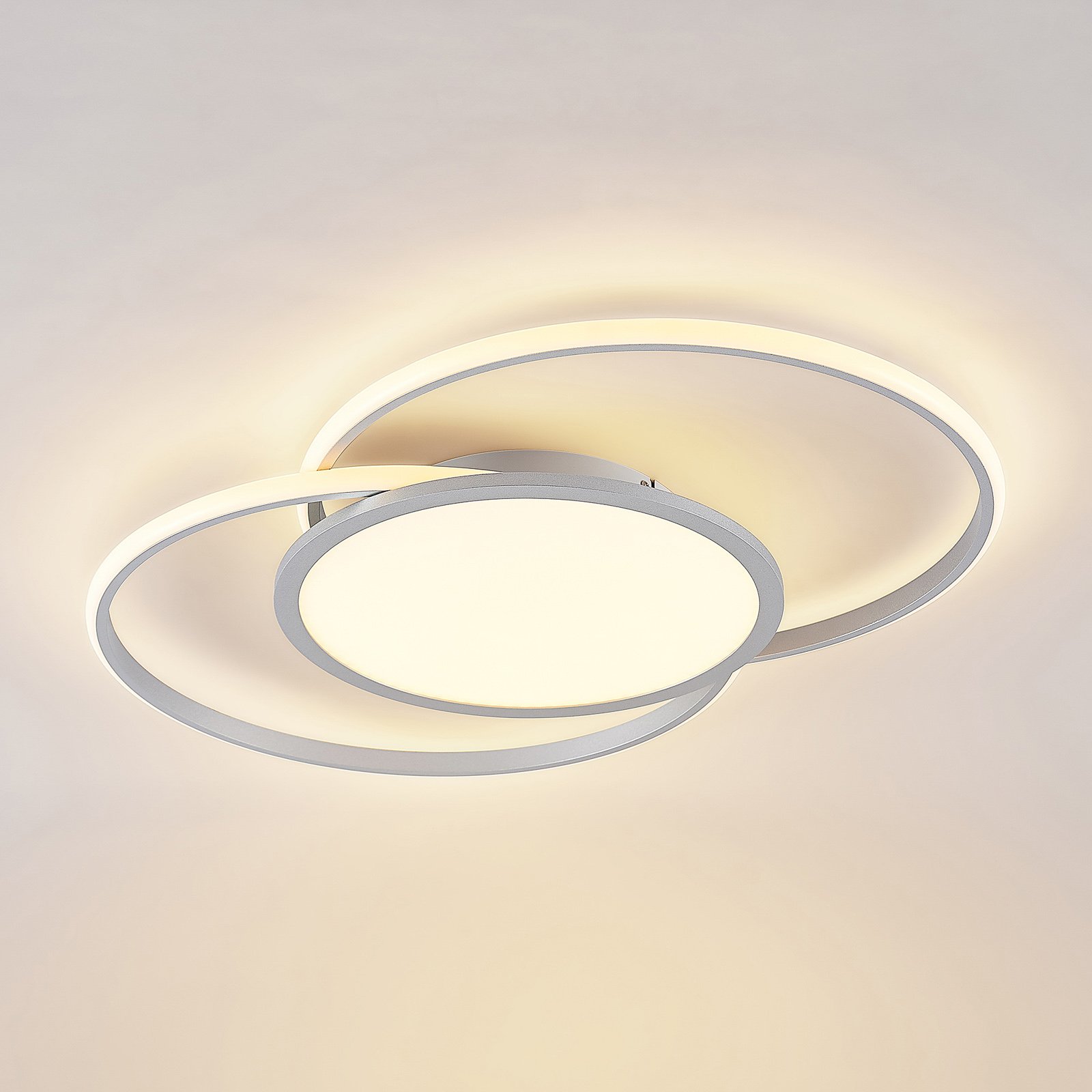 Lucande Senne LED-Deckenlampe, CCT-Farbwechsel