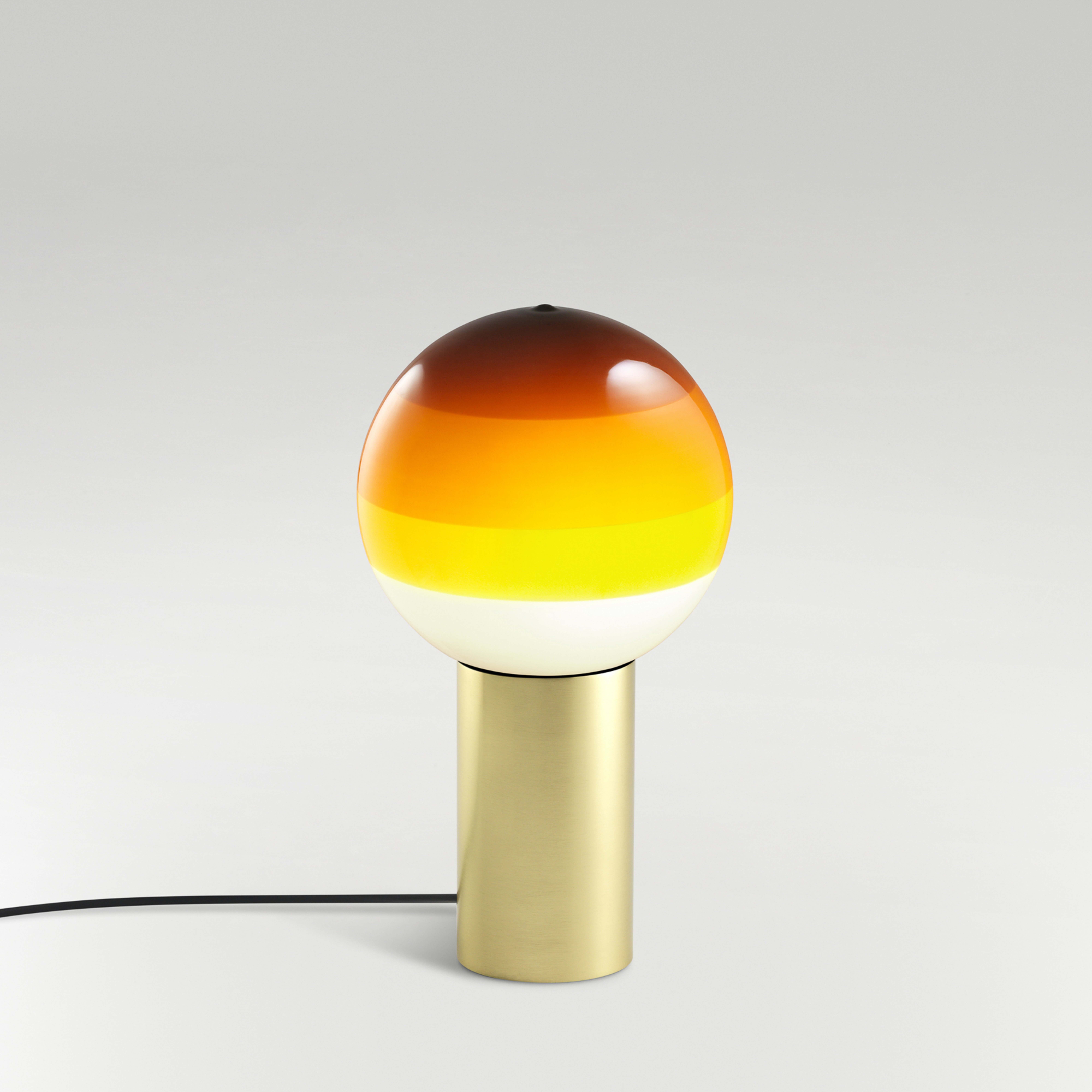 Lampe de table MARSET Dipping Light S, ambre/laiton