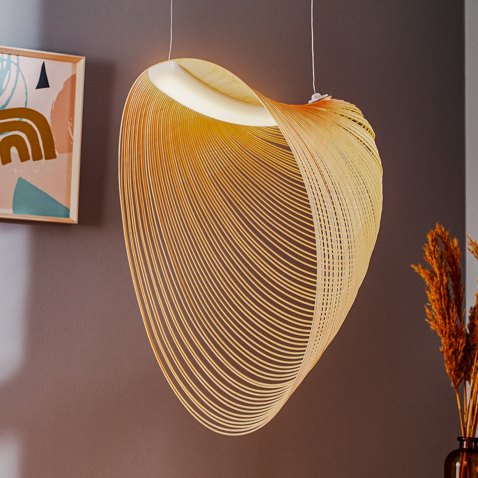Luceplan Illan Taklampa Ø60 Birch, trä från Luceplan