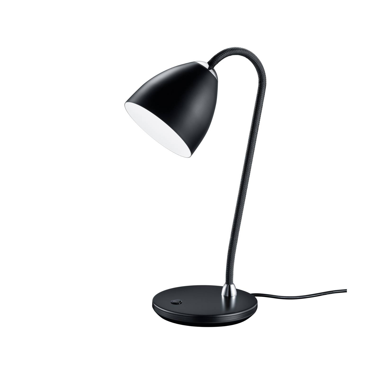 Baulmann 14.245.69 Lampe de table avec bras flexible noir