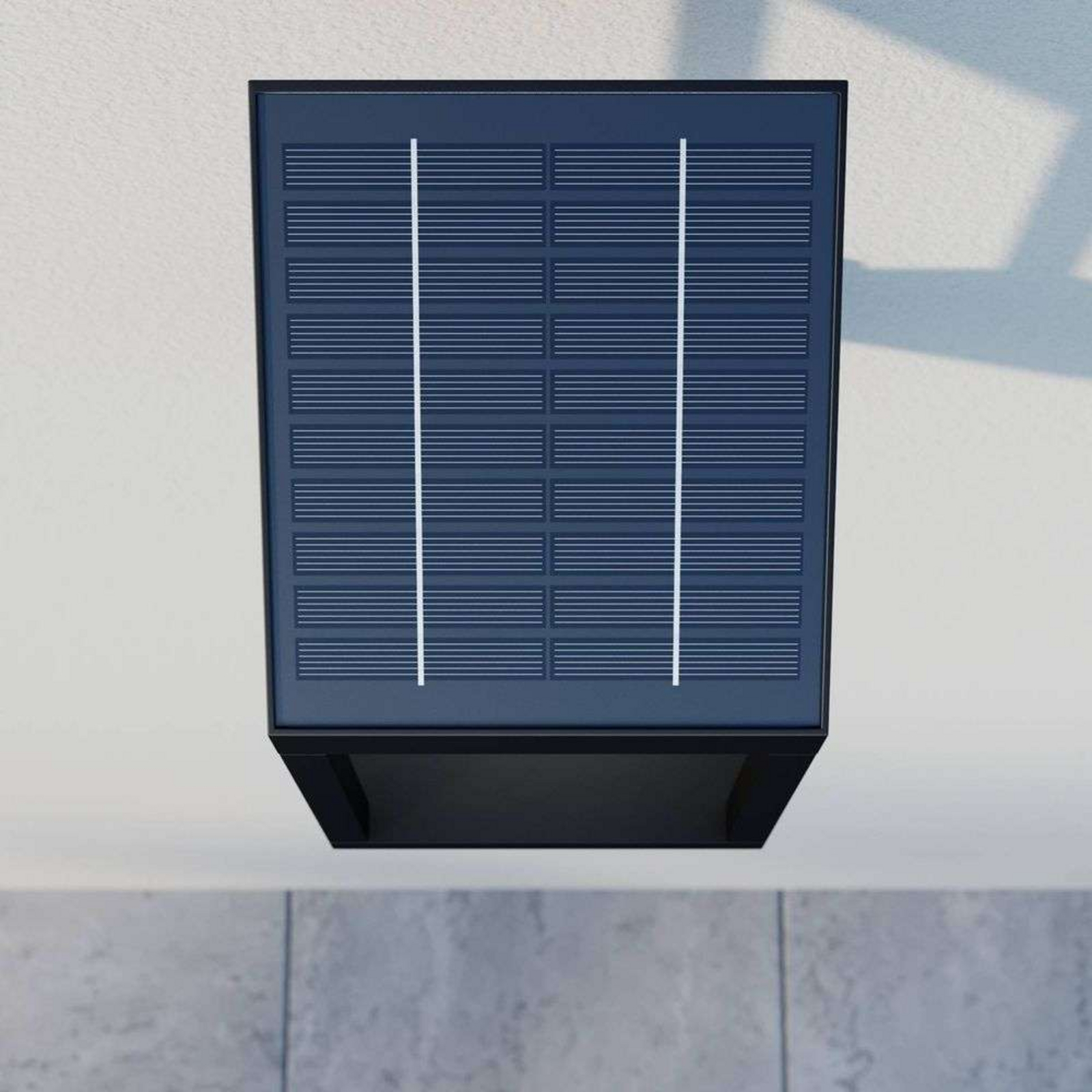 Timeo LED Célula Solar Candeeiro de Parede Graphite - Lucande