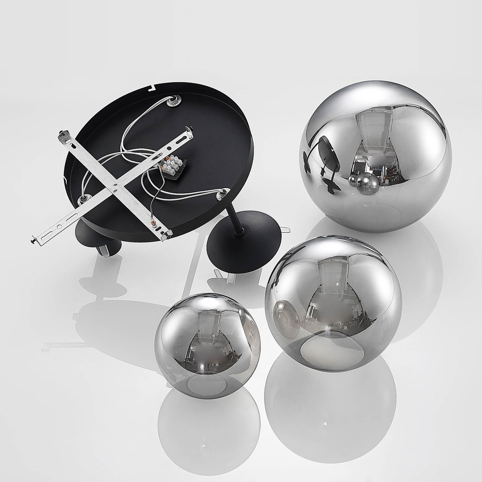 Teeja 3 Round Deckenleuchte Smoke - Lindby