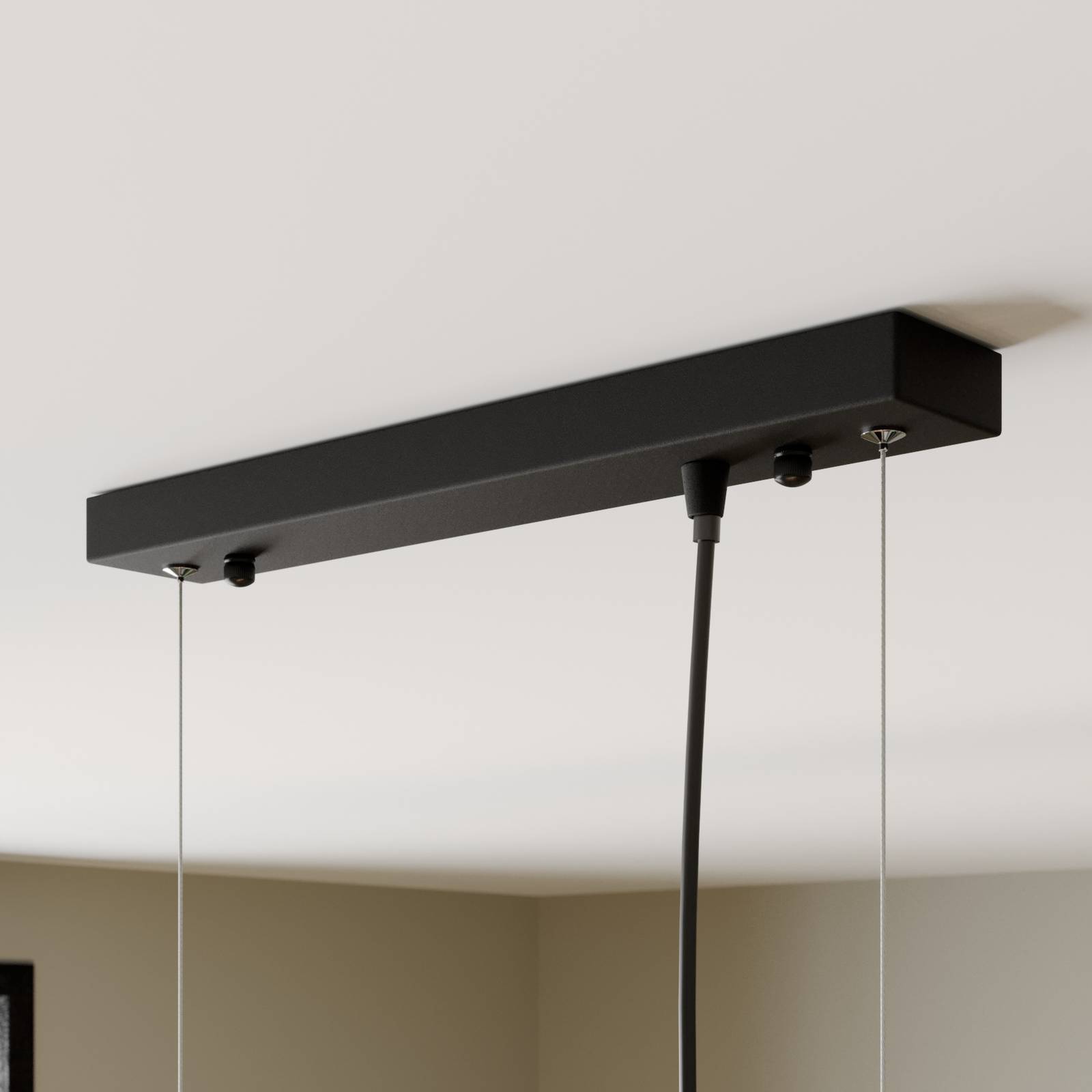 Lampa wisząca Floki prostopadłościan, 4-pkt.