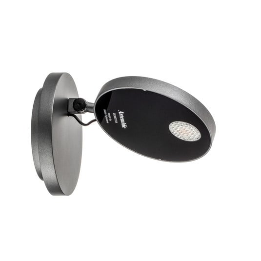 Demetra LED wandlamp, dimbaar, 2700K, grijs - Artemide