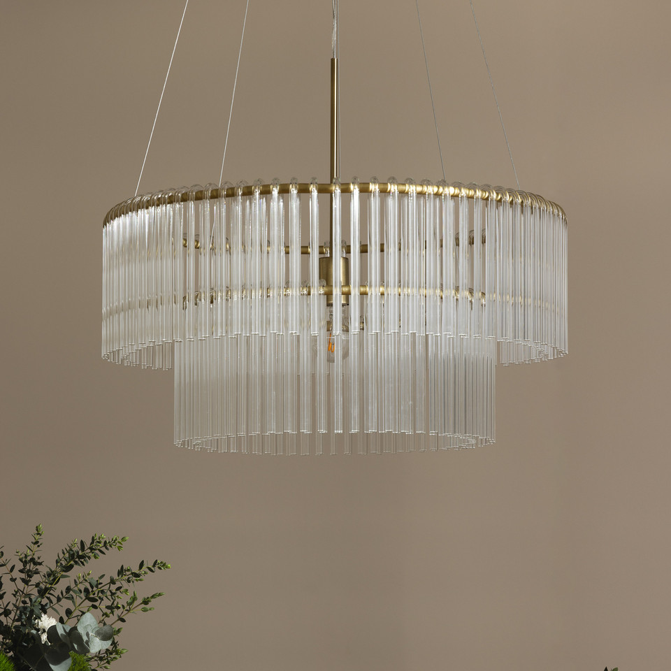 Globen Lighting Hook 60 hänglampa Glas, transparent från Globen Lighting