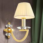 Avala wall lamp, solid brass
