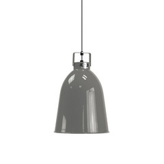 Jieldé Clément C240 colgante gris brillante Ø24cm