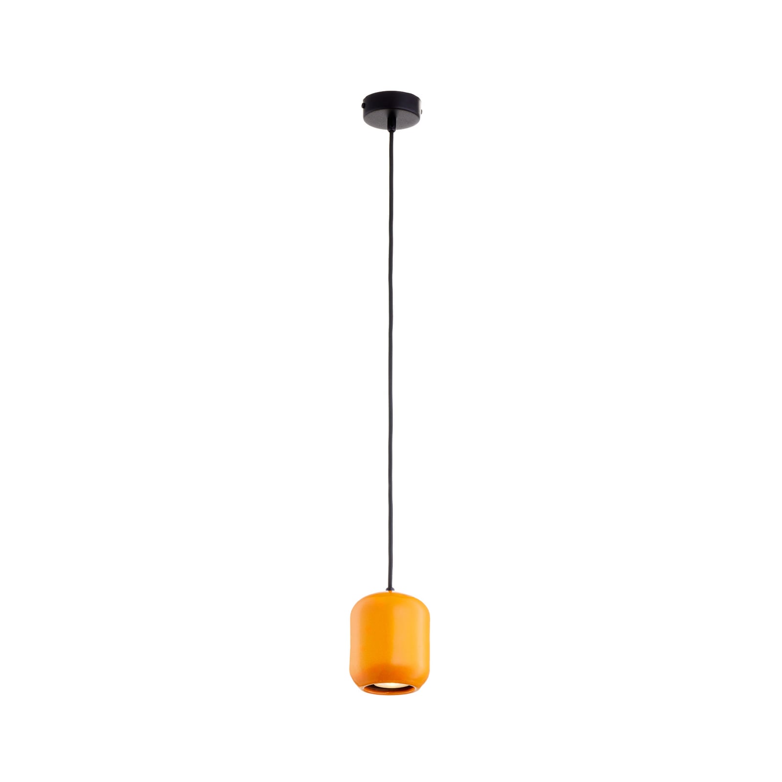 Hängeleuchte Ceramic Barell Länge 10 cm orange Keramik/Stahl Hängeleuchte Ceramic Barell Länge 10 cm orange Keramik/Stahl