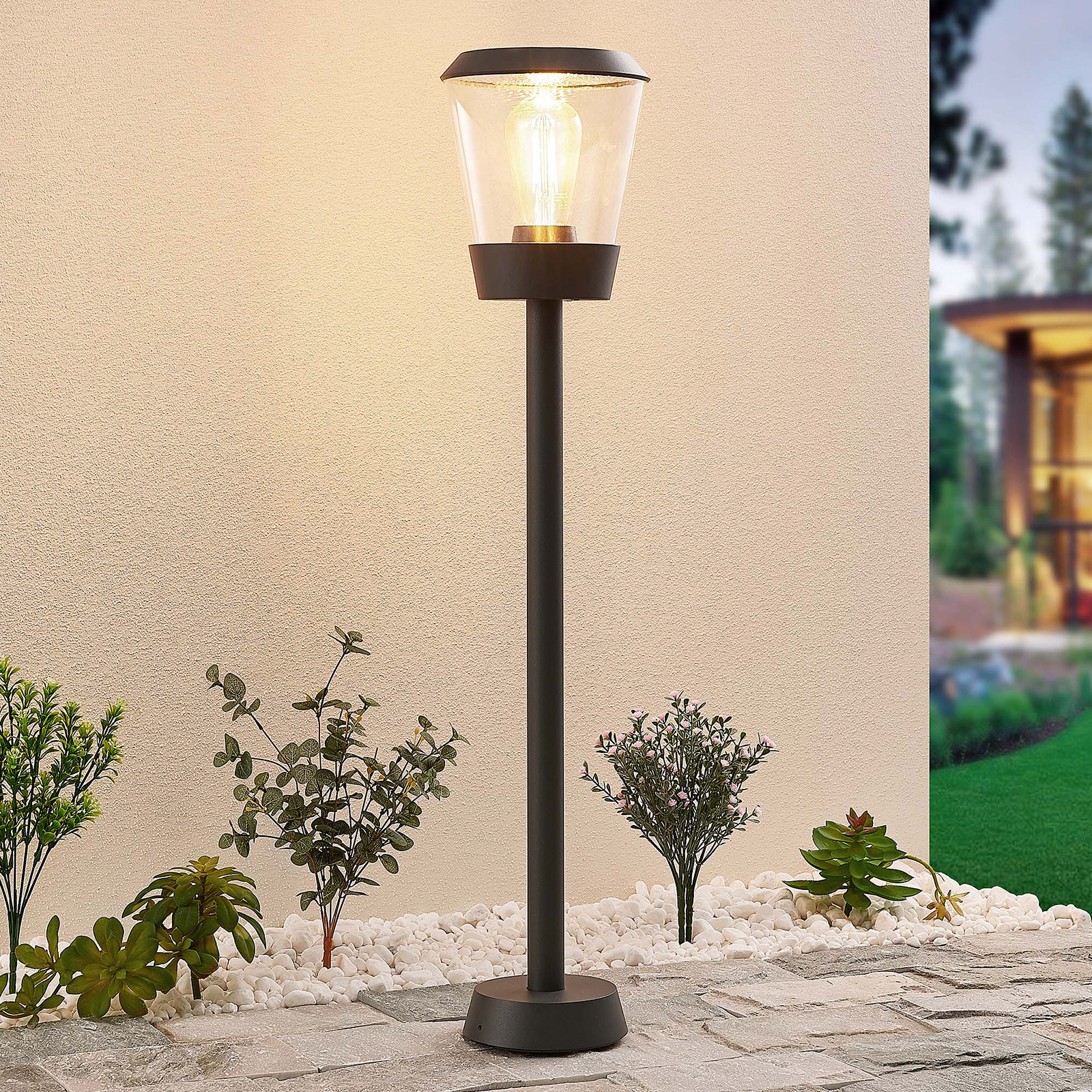 Lucande Lucande Fiene path light, 80 cm | Aluminium
