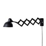 KAISER idell™ 6718-W Nástěnné Svítidlo/Scissor Lamp Matná Černá - Fritz Hansen