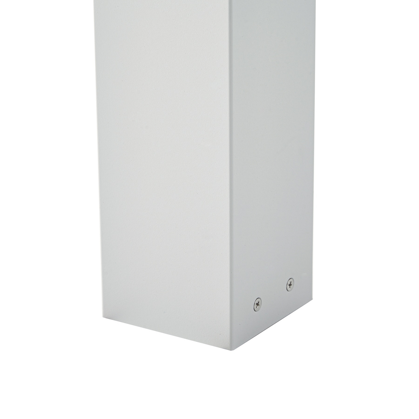 Lucande Luminaire pour socle Kiran, 60 cm, capteur, gris clair, IP44