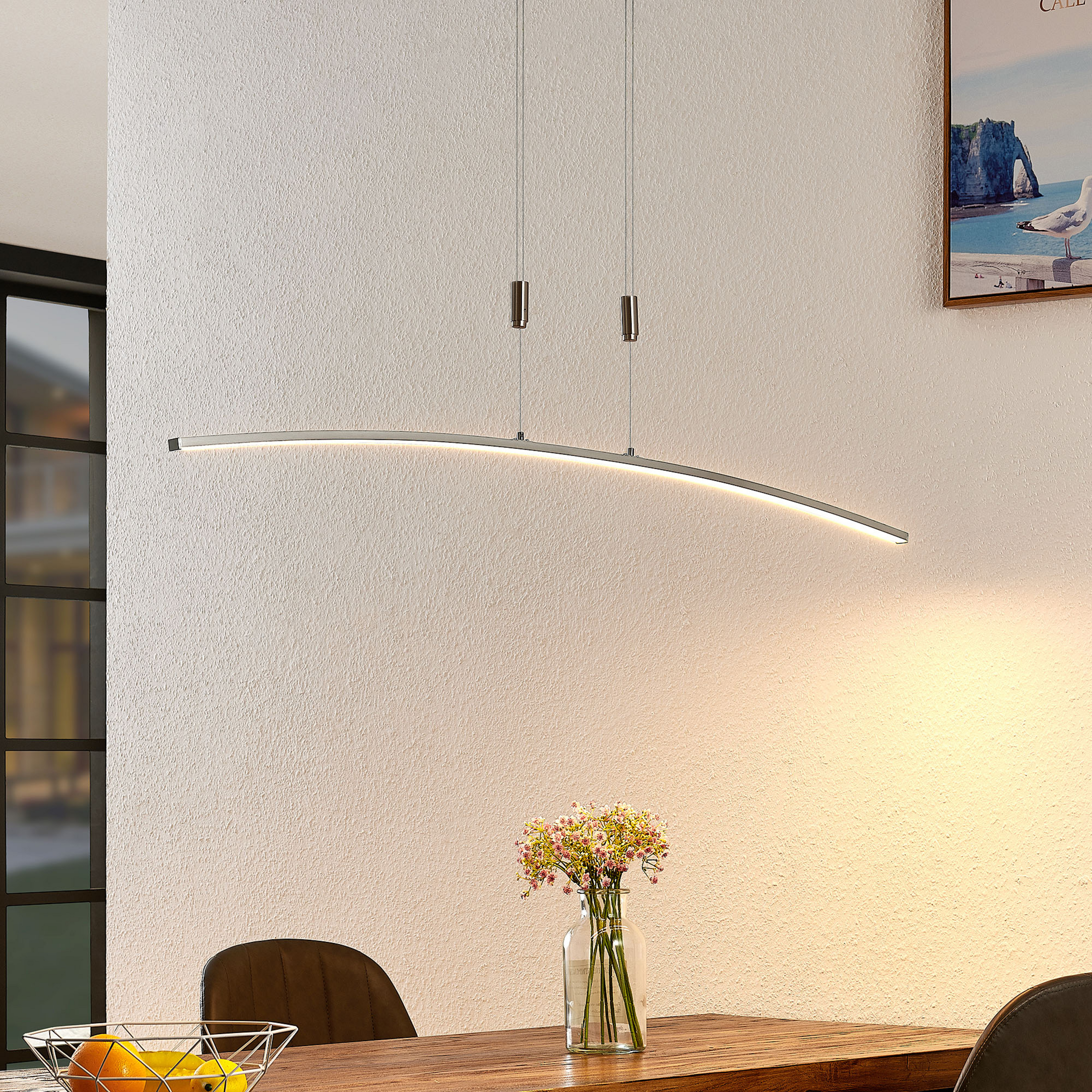 Lindby LED-Hängeleuchte Phillie, höhenverstellbar, dimmbar
